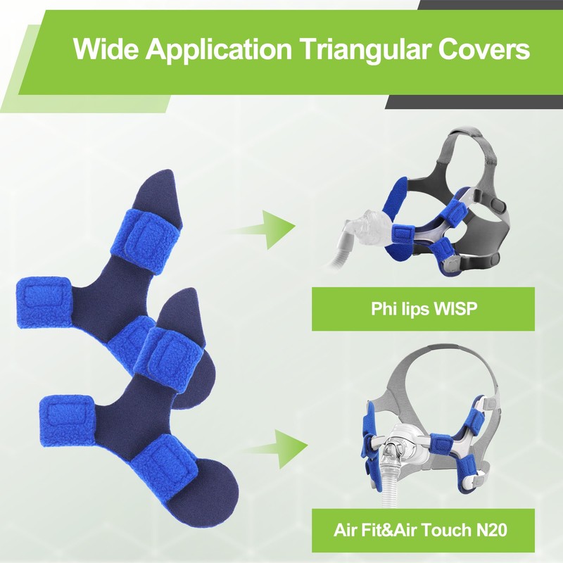 2 Pack CPAP Strap Covers Pads Compatible with N20 and
