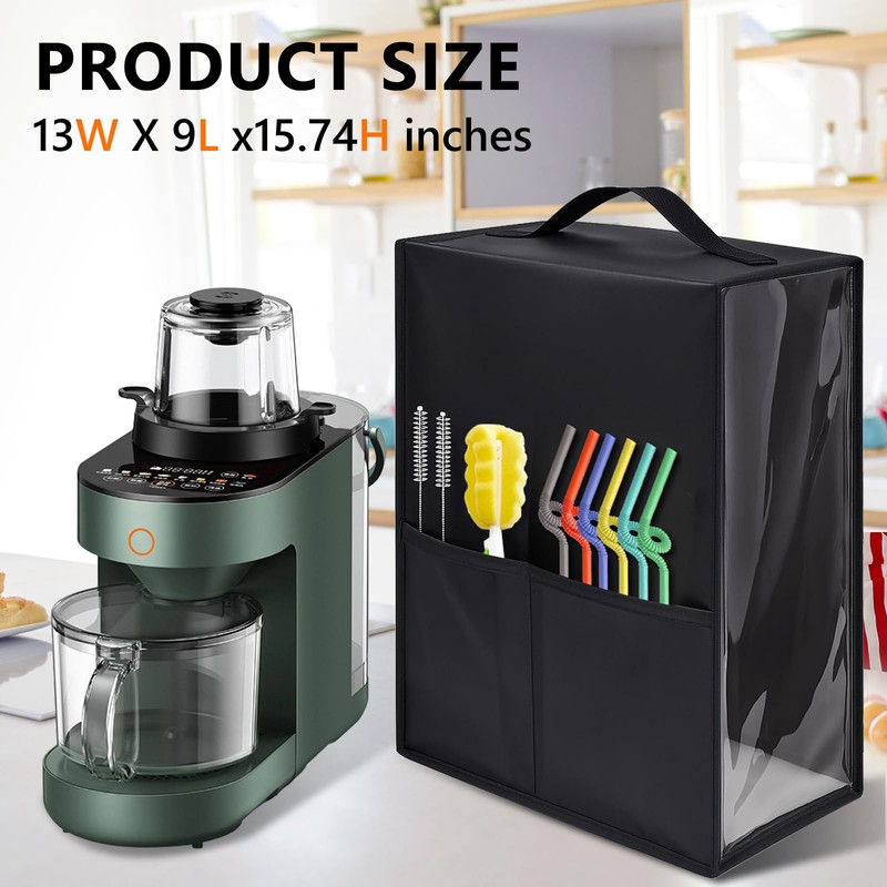 Juicer Cover, Waterproof and Dustproof Juicer Protective Cover Compatible with