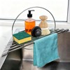 Kitchen Stainless Steel Corner Caddy Triangle Dish Drying Rack for