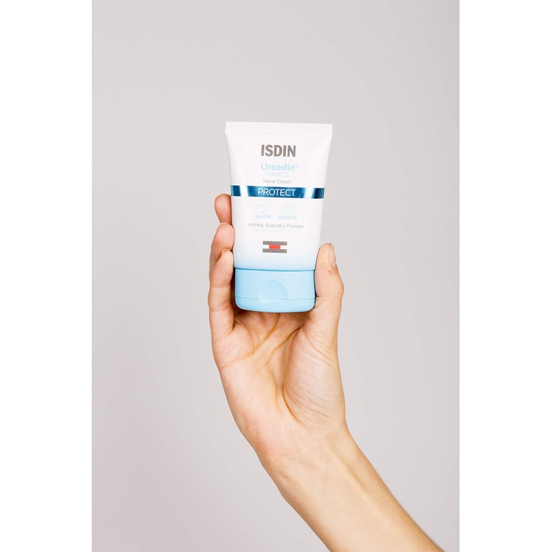 ISDIN Ureadin Protect Hand Cream (50 ml), Quick-Absorbent, Moisturising and