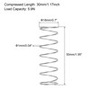 sourcing map Compression Spring, 304 Stainless Steel Compression Springs, Silver