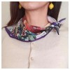 Massimo Ravinale Silk Scarf, Oval 53 Square, 100% Silk, Made