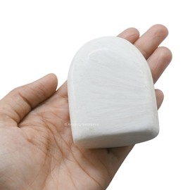 Large Scolecite Crystal Standing Palm Stone - Scolecite Palm Stones and Crystals, A++ Grade Gemstones and Crystals - Healing Crystals and Healing Stones Office Home Decor Gifts