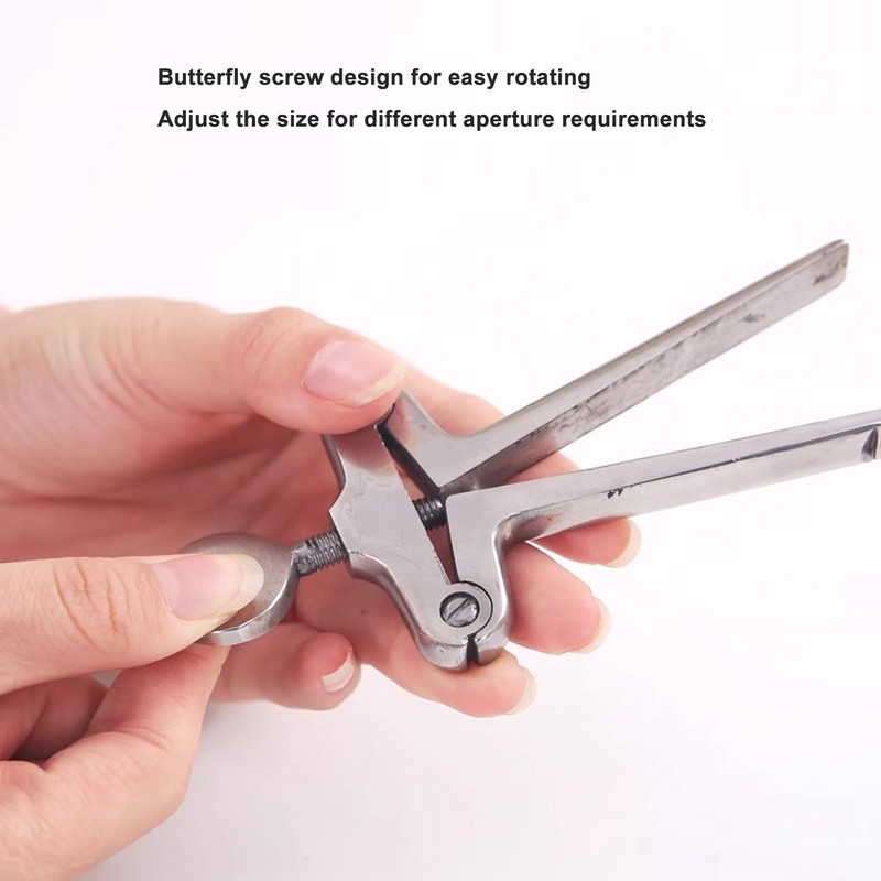 Cheek Lip Retractor T Shaped Adjust Size Stainless Steel Mouth