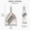 Compact Desktop Broom and Dustpan Set – Portable Cleaning Brush