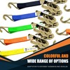 SALUINOKI 1.5 inch Ratchet Straps Heavy Duty 8 Pack 1-1/2