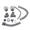 Washbasin Double Hose Drain Kit, Double Sink Drain Kit, UniversalDrainKit