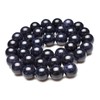 Fukuenkaku Power Stone Beads, Blue Goldstone, 0.2 inches (6 mm), 1 Strand