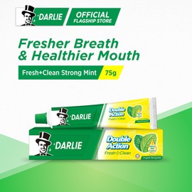 Darlie Ubat Gigi / Toothpaste Double Action Fresh + Clean 75g / 225g Original Strong Mint