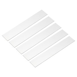 uxcell 10 Pcs Stainless Steel Strips, 0.03"(0.8mm) Thick 304 Stainless Steel Metal Shim Stock 1"x6"(25.4x150mm) Stainless Steel Flat Bar Gap Filler Trim Strip for DIY Craft Making