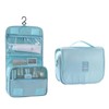 Travel Toiletry Bag, Waterproof Organiser with Multiple Compartments and Hook，Hanging。