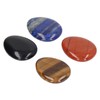 4Pcs Thumb Worry Stone Stress Relief Meditation Small Portable Oval