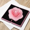 3D Rose Pop up Ring Box Wedding Engagement Jewelry Storage