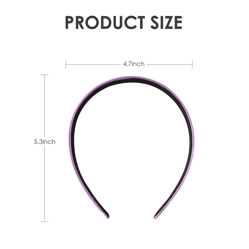 Nuolich Women Costume Accessories Purple Headband Green Scarf Adult Halloween