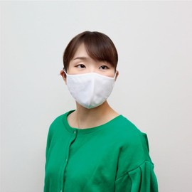 Serao SRO-MWH Mesh Mask, White, Outdoor Activities, Running, Jogging, Airsoft Pollen, Adjustable Size, Men's, Women's, Breathable, Easy to Breathe and Washable