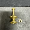 Lamp Solid Brass Unfinished Mcm Lamp Finial With A 1/8-27