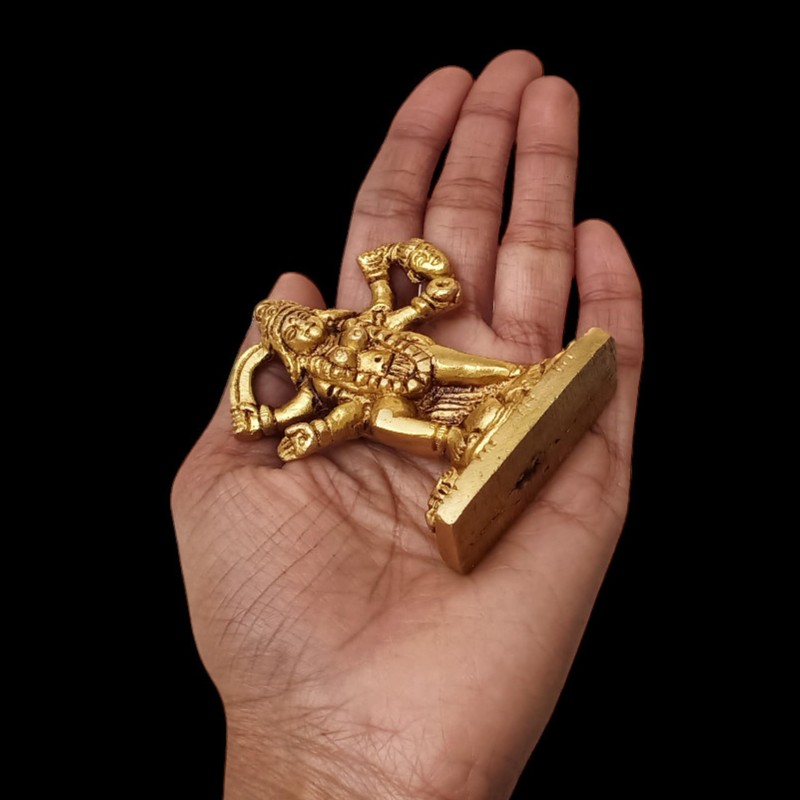 craftslook Brass Kali Statue, 2.75" Inch Maa Kali Statue, Kalika