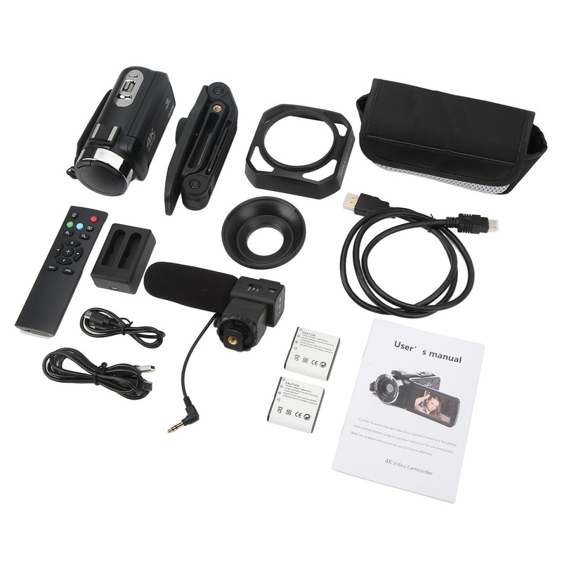 4K HD Digital Video Camera Wifi Recording Camcorder Handheld DV