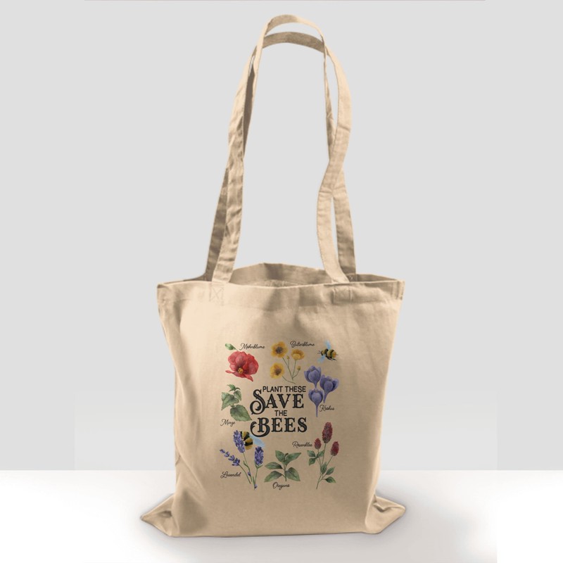 Shirtracer - Cotton Bag - Flowers & Plants - Save