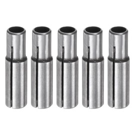 sourcing map 5pcs Collet Adapter 1/4" to 1/8" Die Grinder Chuck Driver Adapter CNC Engraving Bit Router Converter for CNC Machine Tool