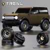 TREAL 1.0 Brass Beadlock Wheels Crawler Wheel Rims (4P) Hubs