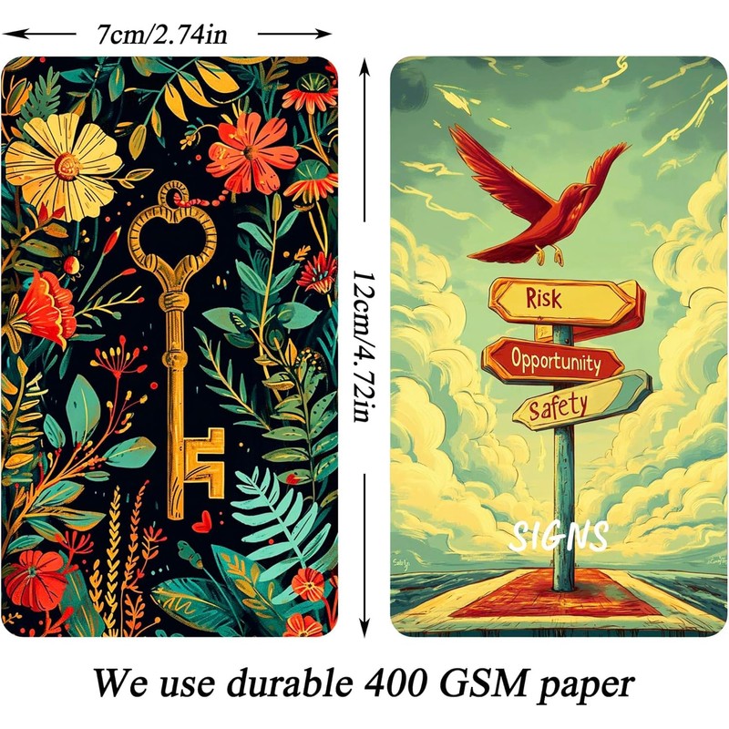 LIGHTOF JUSTICE Life Happens Oracle Cards, Love Oracle Cards for
