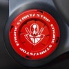 Tybasthe Rotary Push Start Button Cover, Car Accessories Engine Start