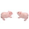 2pcs Landscape Lawn Garden Courtyard Resin High Simulation Piglet Decoration