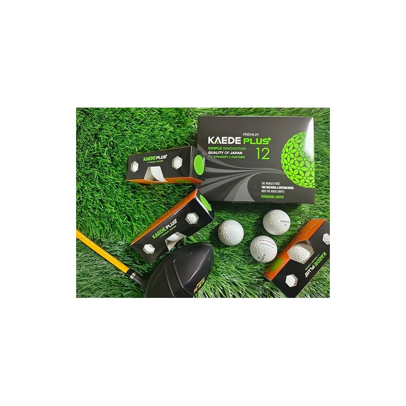 KAEDE PLUS Urethane Cover, Golf Balls, 1 Dozen Soft Distance