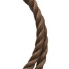 Koch Industries Twisted Polypropylene Rope, Brown, 1/4 Inch by 50