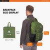 SKYSPER Ultralight Foldable Backpack with Wet Compartment - Waterproof and