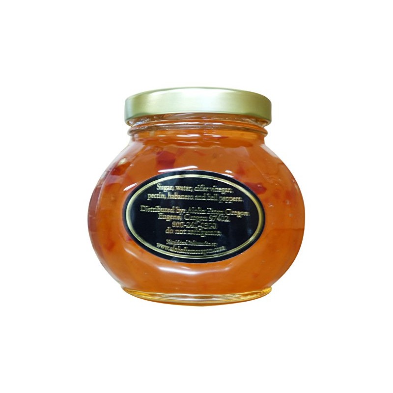 Aloha From Oregon Pepper Jelly Preserves, 10 Ounce Jar (Mango