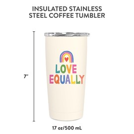17 oz. Love Equally Coffee Tumbler Custom