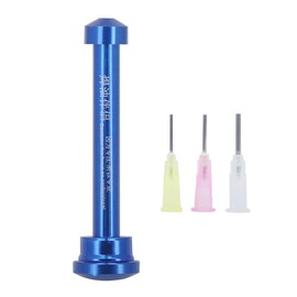 BGA Solder Flux Dispenser Booster Plunger Tool Aluminum Alloy Manual Syringe Solder Paste Propulsion Tools