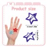 100 Horquillas Estrella Multicolor Iyouwei