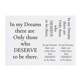 Azeeda 4 x 'Motivationstext' Temporäre Tattoos - Wasserfest, Hautfreundlich & Ungiftig · Transfers in Verschiedenen Größen (TO00078156)