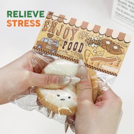 Taba Squishy Toys,Valentines Cat Paw Cute Kawaii Squeeze Toys ,Sticky Squishy Fidget Toys Silicone Squeeze Toy for Stress Relief,Cute Soft Toys,Best Valentines Gift for Anniversary (Chestnut Puppy)