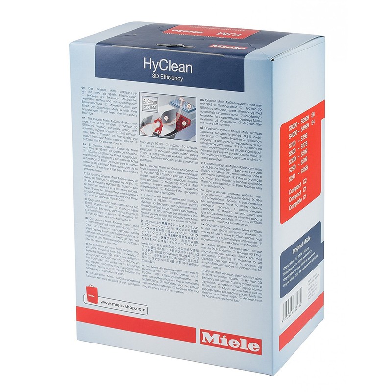Miele Genuine FJM Hyclean Dust Bags + Filters (Pack of