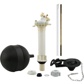 Master Plumber 211, Toilet Tank Repair Kit, includes 8-1/2" Fill Valve, Float & Flapper