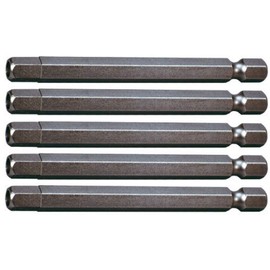 KS Tools 911.7715 1/4" CLASSIC Bit hexagon tamperproof, 6mm, pack of 5