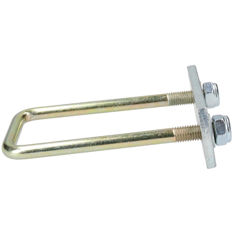 2 Pack M10 50mm x 130mm U-Bolt N-Bolt with Plates