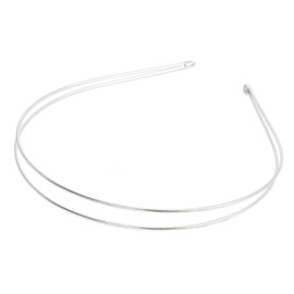 appuivbt Metal Headbands Skinny Base Headband Wire Hair Bands Blank Base Wedding Headband Bride Crown Tiaras Frame Crafts