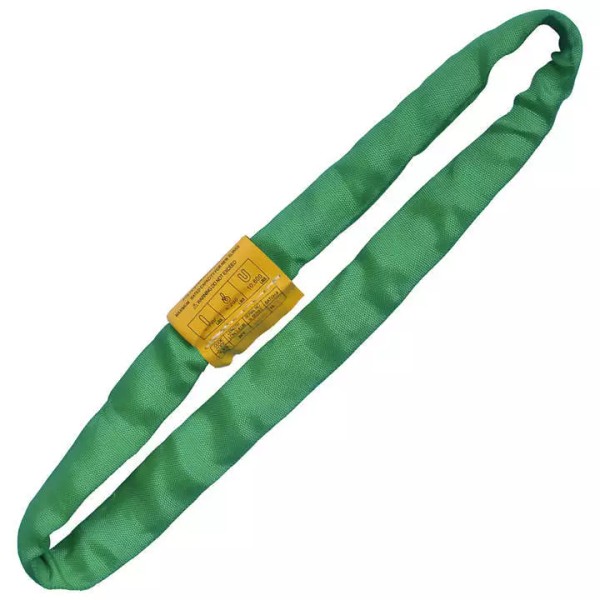 Endless Round Lifting Sling Heavy Duty Polyester Green 12'