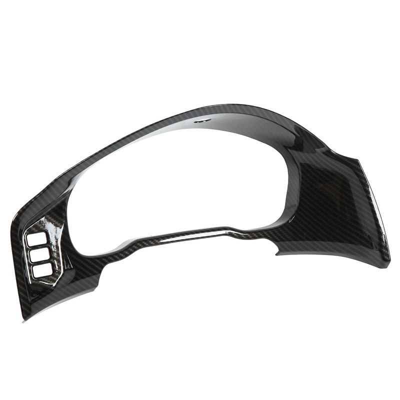 Car Central Control Dashboard Cover Carbon Fiber Style Replacement for