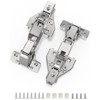 Chibery 2 Pack 165 Degree Soft Close Kitchen Corner Hinges,