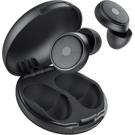 45dB Black Sleep Noise Canceling Earplugs | Soft Reusable Silicone | All-Scenario Hearing Protection (Sleep, Concerts, Work, Study, Travel)