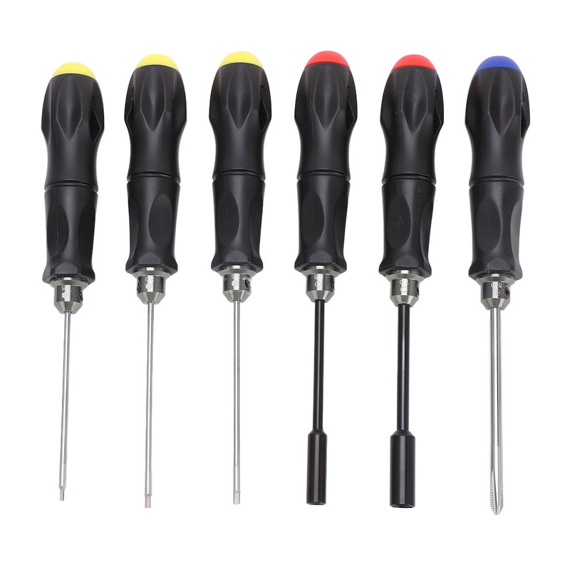 6 Pieces RC Repair Tool Set High Hardness Steel RC