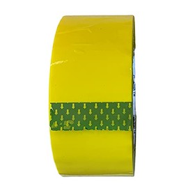 bark and lindy Premium Bright Colored Packing Tape Moving Craft Office 2" Wide by 110 Yards Long 2.0 Mil Thick (Yellow)