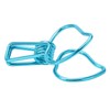 100pcs Binder Clips Cute Cartoon Peach Shape Metal Hollow Tail