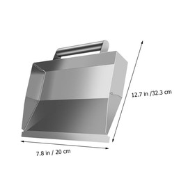 COHEALI Concrete Finishing Tool Stainless Steel Plaster Tool Ergonomic Wall Spatula for Indoor Outdoor Use for Renovation and Repairs Lightweight Resistant